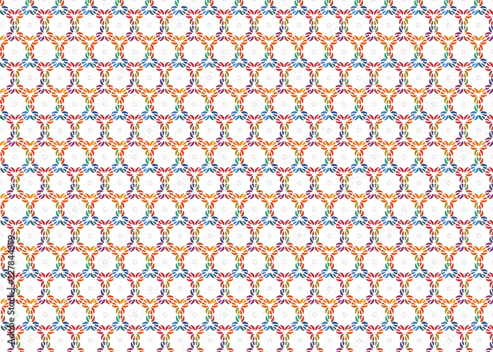 abstract stylized background of rainbow flowers abstract stylized background of rainbow flowers