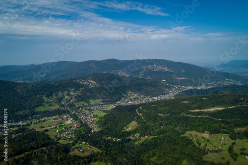 Fototapeta Naklejka Na Ścianę i Meble -  szczyrk krajobraz panorama