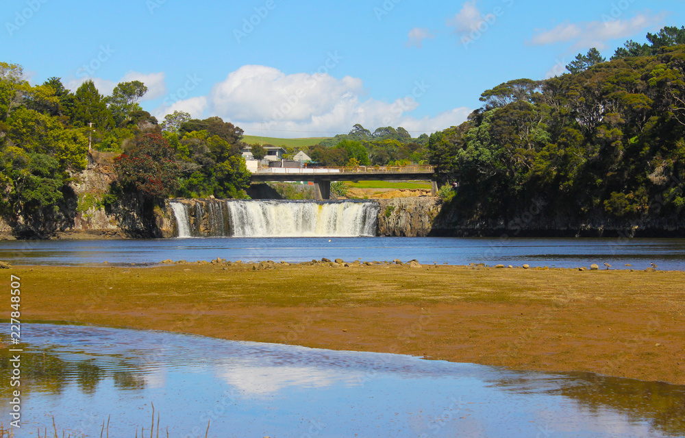 Haruru Falls Paihia, Popular Spot for Photos, Picnic, New Zealand