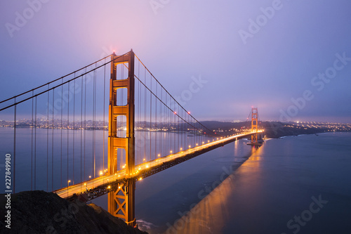The Golden Gate bridge at dawn © Patricia Thomas 