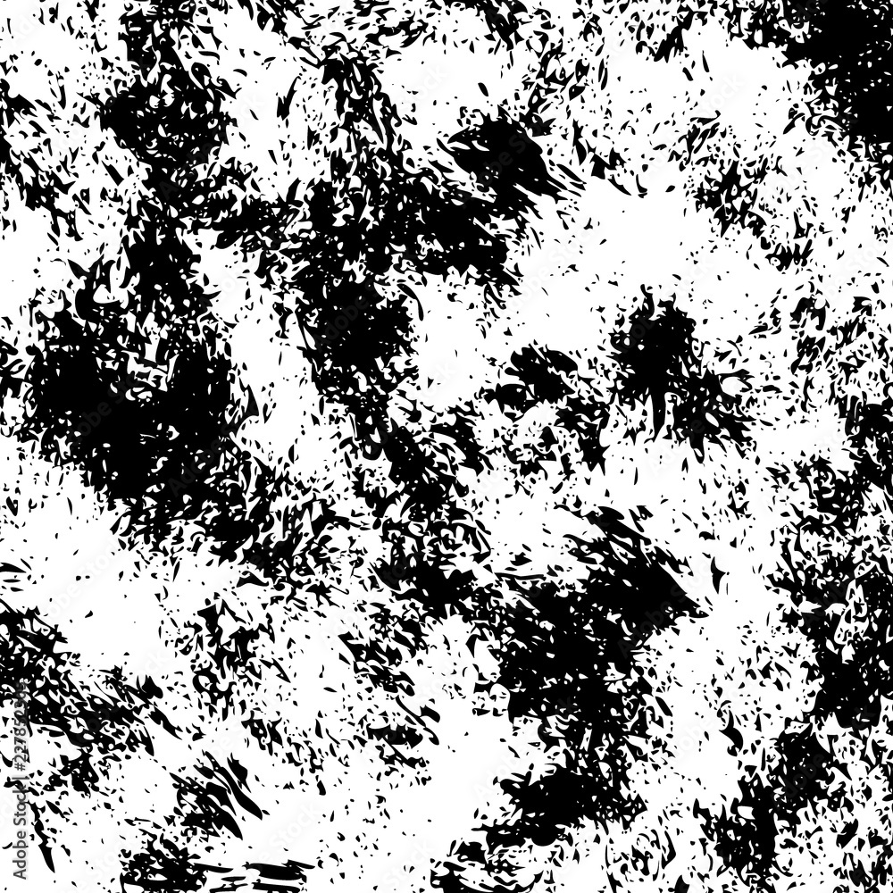 Naklejka premium Vector grunge background. Black and white brush stroke pattern