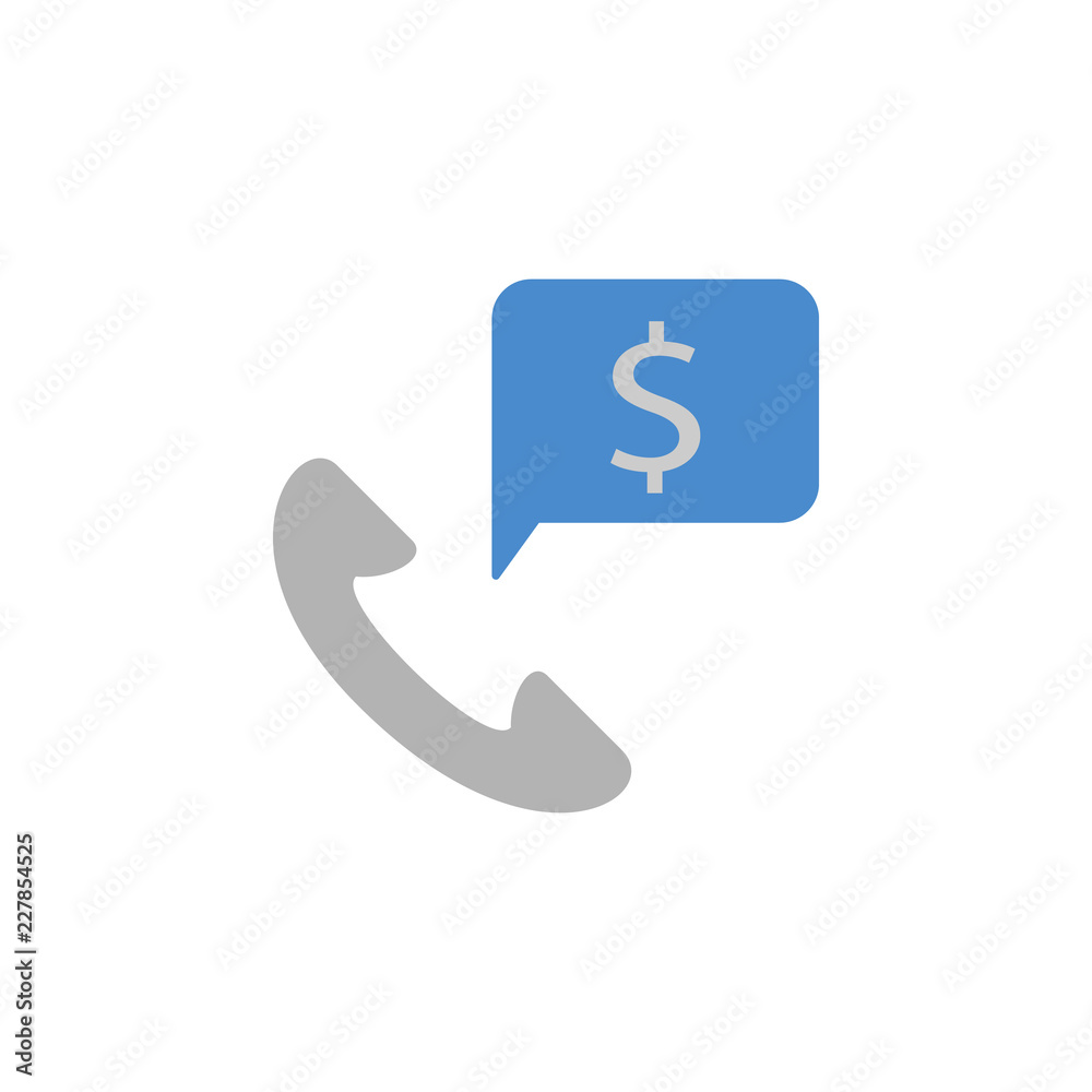 Budget, phone, call, finance, money, banking two color blue and gray icon Budget, phone, call, finance, money, banking two color blue and gray icon