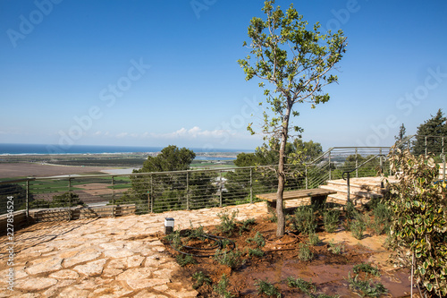 view point to an agricultural area, Zichron Yaakov, Israel photo