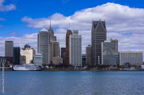 A view of Detroit downtown