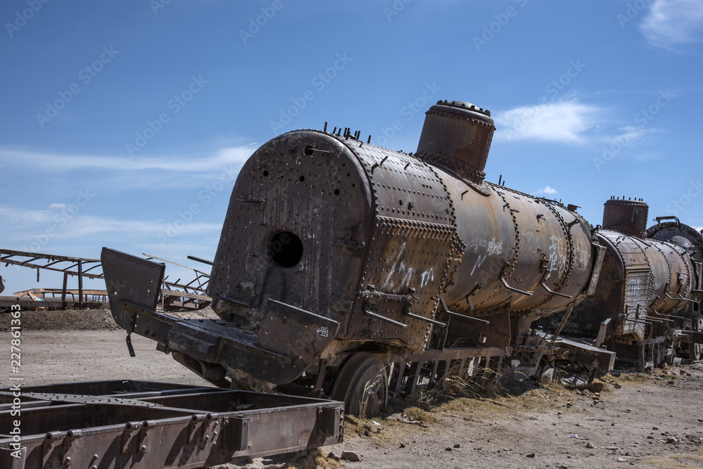 Train cemetery Uyuni