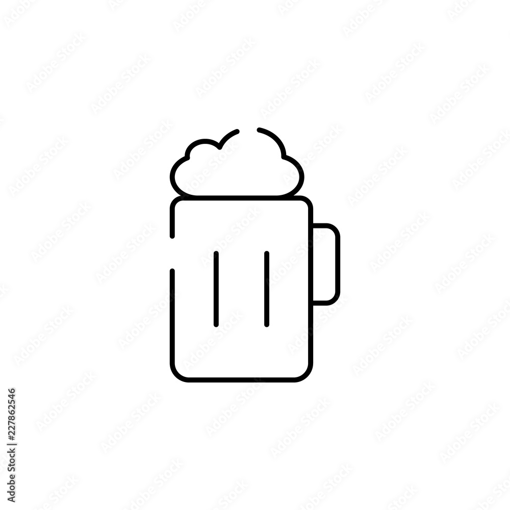 beer icon. Element of bar for mobile concept and web apps iicon. Thin line icon for website design and development, app development. Premium icon beer icon. Element of bar for mobile concept and web apps iicon. Thin line icon for website design and development, app development. Premium icon