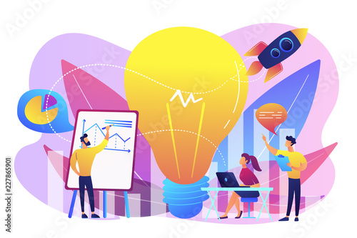 Vision statement concept vector illustration.