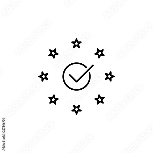 Compliance  eu icon. Element of general data project icon for mobile concept and web apps. Thin line Compliance  eu icon can be used for web and mobile
