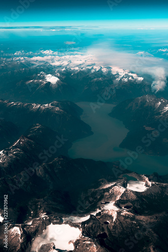 Canadian Mountains from the Air © garciajnc316