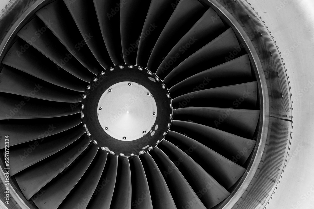 Commercial Jet Engine Up close Stock Photo Adobe Stock