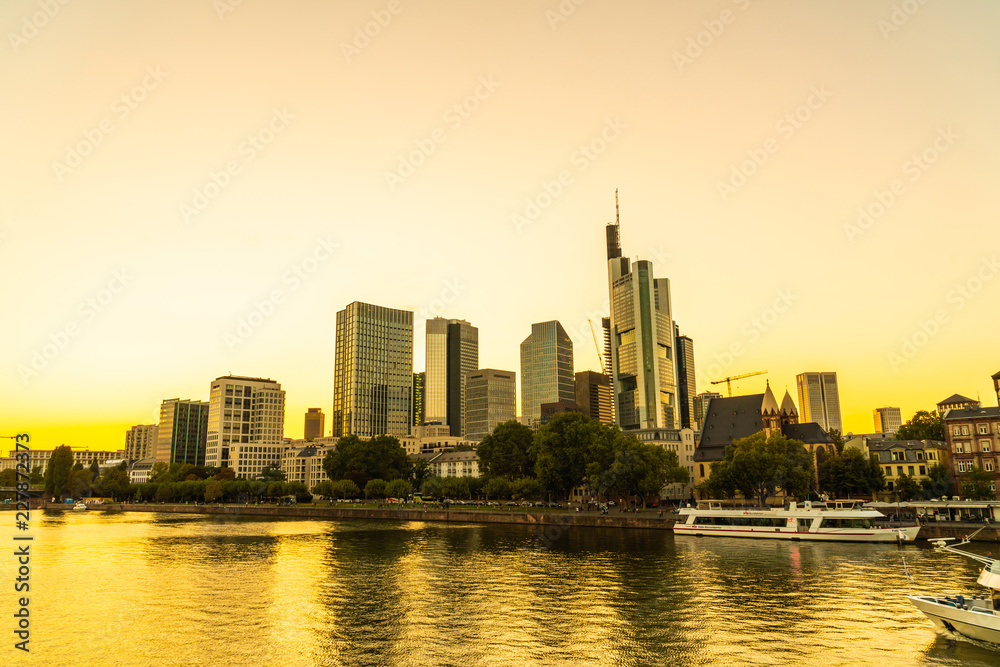 Fototapeta premium Frankfurt am Main skyline