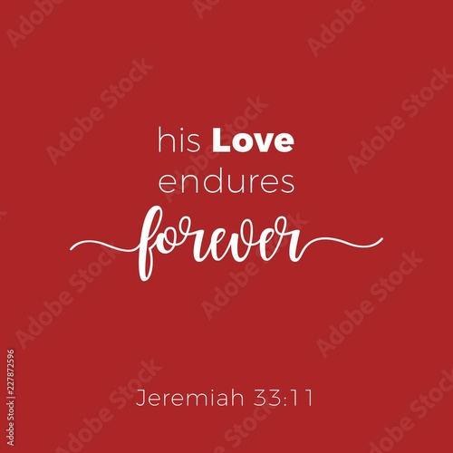 Biblical phrase from jeremiah 33:1 photo