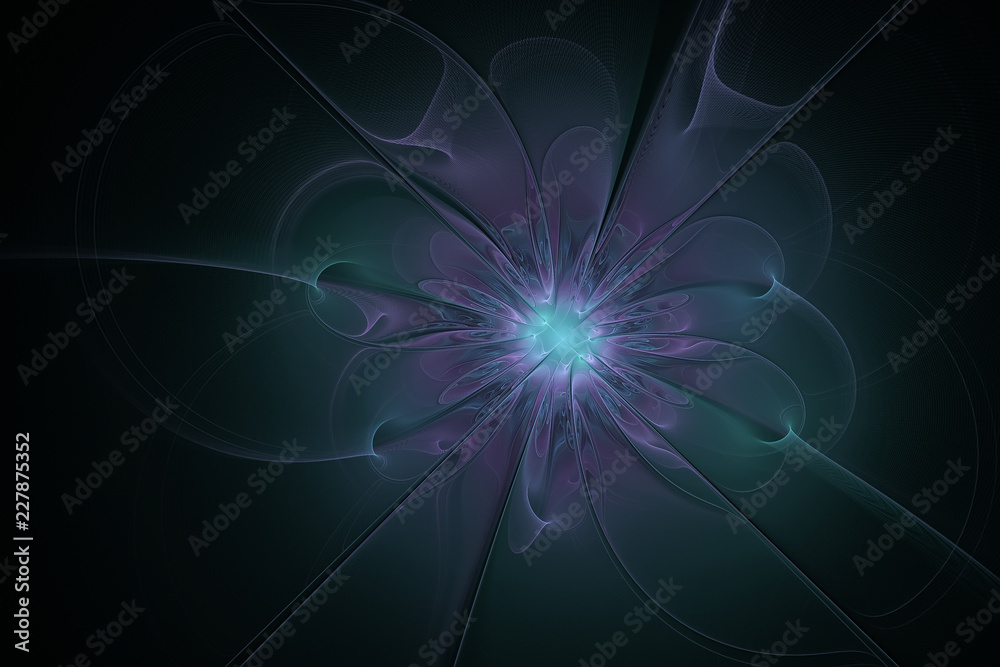 Abstract multicolored illustration on a dark background Abstract multicolored illustration on a dark background