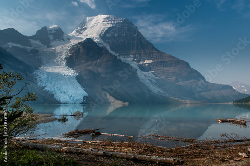 Mt. Robson in smoke