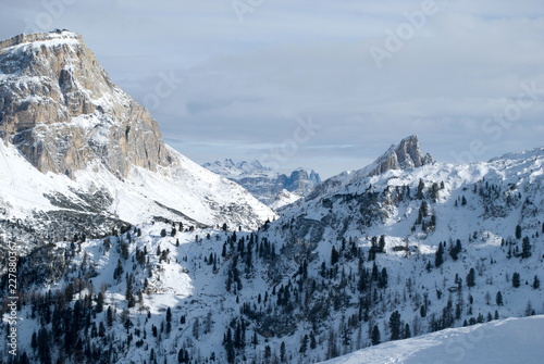 Fotografia Le Dolomiti Bellunesi vicino Cortina D'Ampezzo