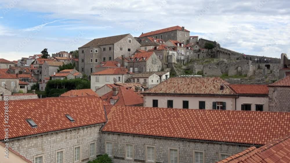 4K. Landscape of Dubrovnik Old Town, Croatia. Dubrovnik is known as one of the world’s finest and most perfectly preserved medieval cities in the world. Beautiful clouds-Adrian 4K. Landscape of Dubrovnik Old Town, Croatia. Dubrovnik is known as one of the world’s finest and most perfectly preserved medieval cities in the world. Beautiful clouds-Adrian