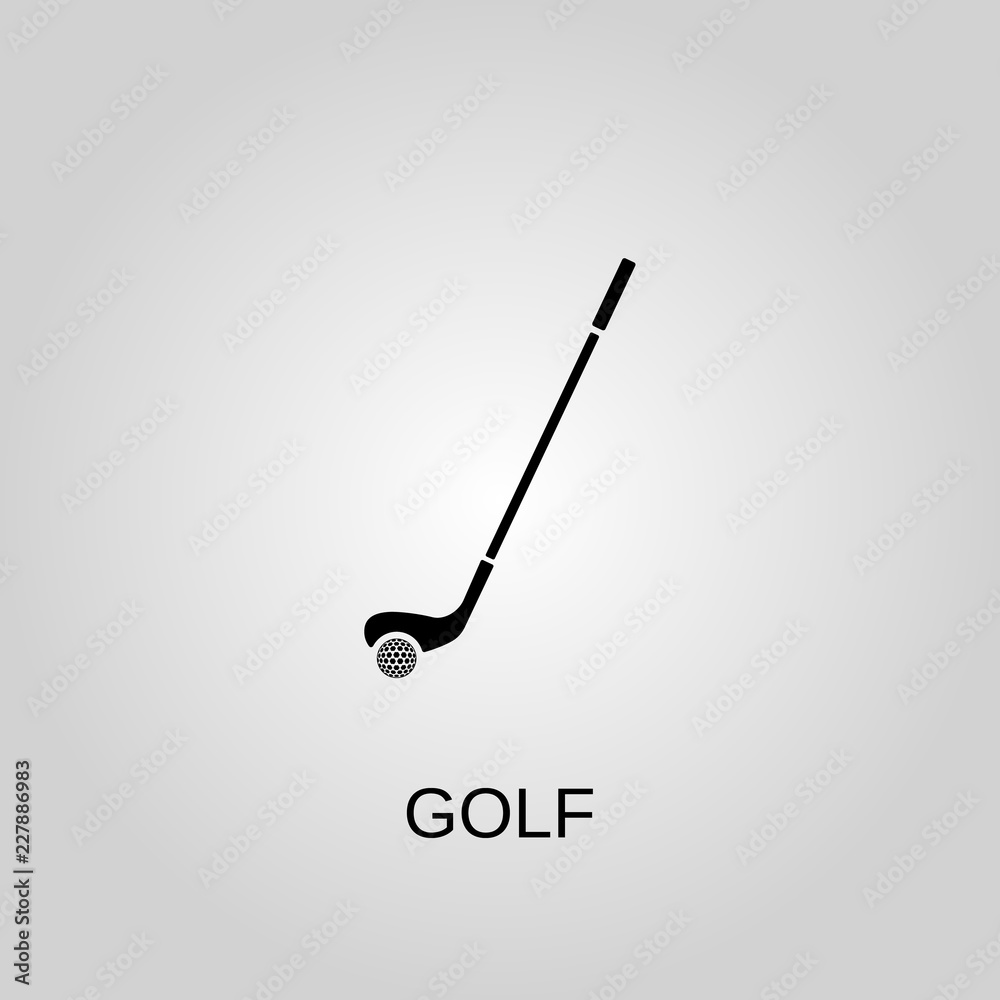 Golf icon. Golf symbol. Flat design. Stock - Vector illustration Golf icon. Golf symbol. Flat design. Stock - Vector illustration