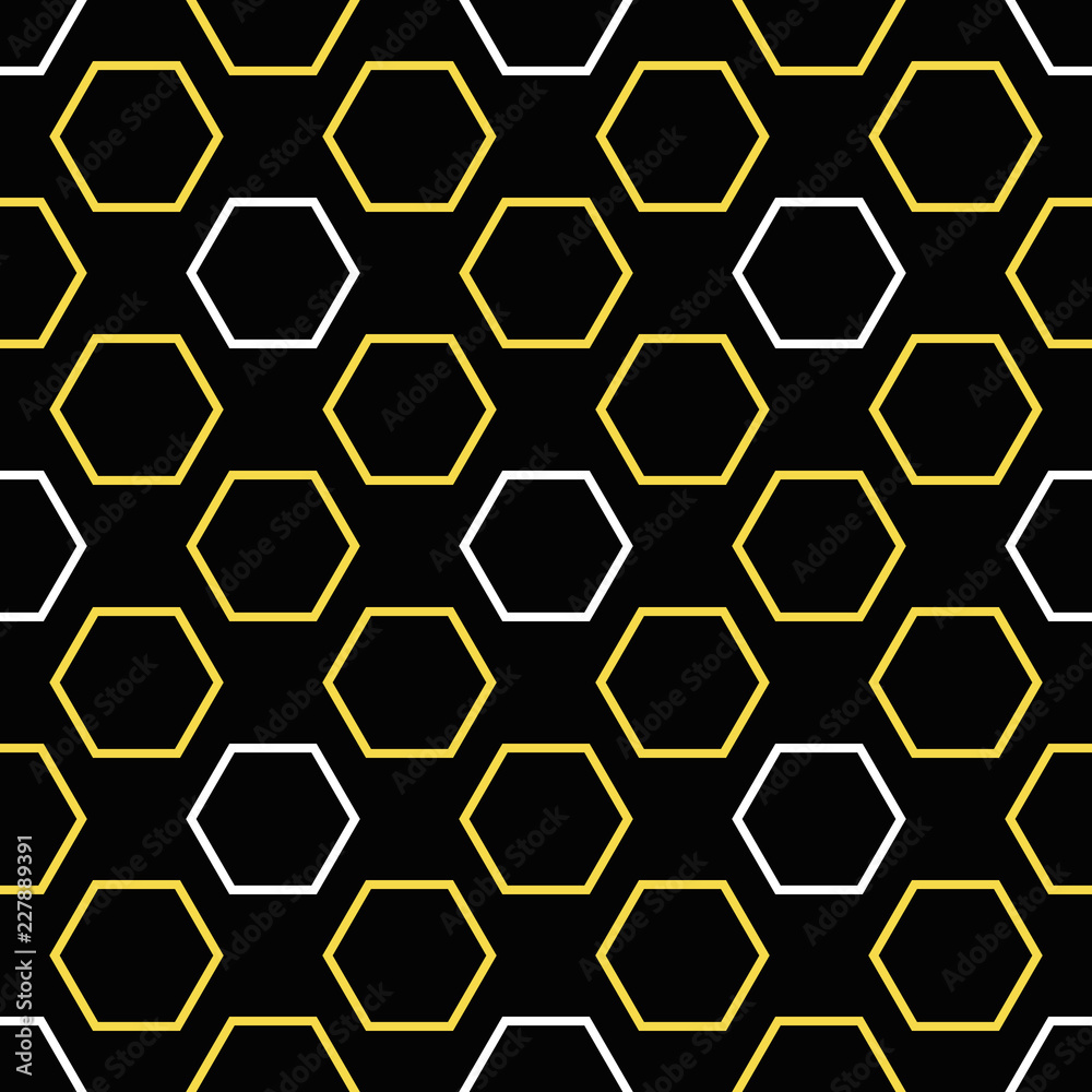 Royal bee seamless pattern. Royal bee seamless pattern.