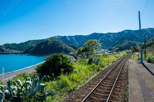 海の見える駅