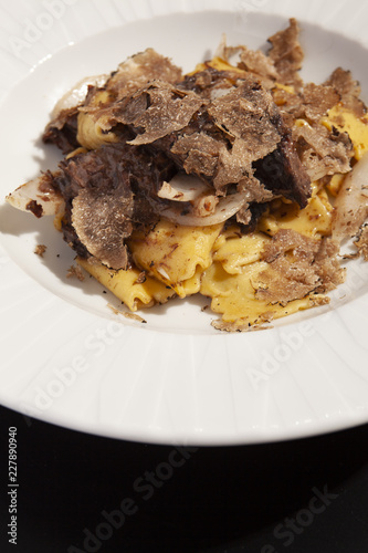 黒トリュフのパスタ