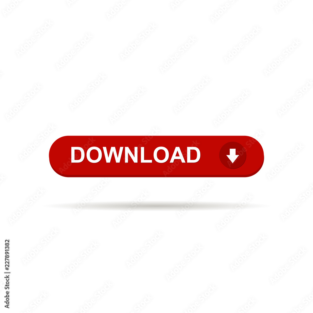 Download button with shadow Download button with shadow