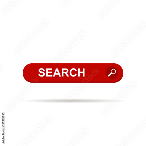 Search button with shadow
