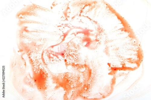 blood stains on white background