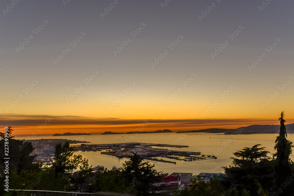 Sunset from O Castro - Vigo