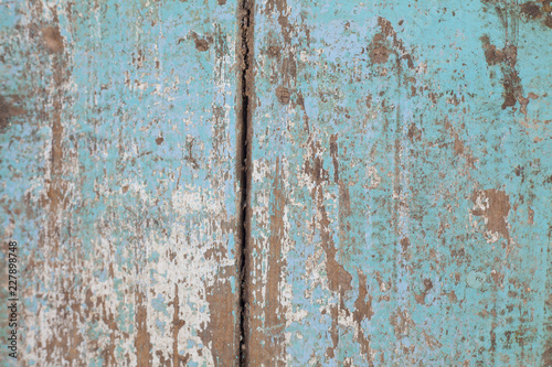 old blue wooden texture