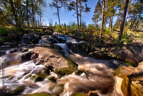 Torup waterfalls, Sweden photo