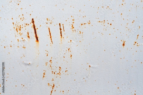 White Rusted Background