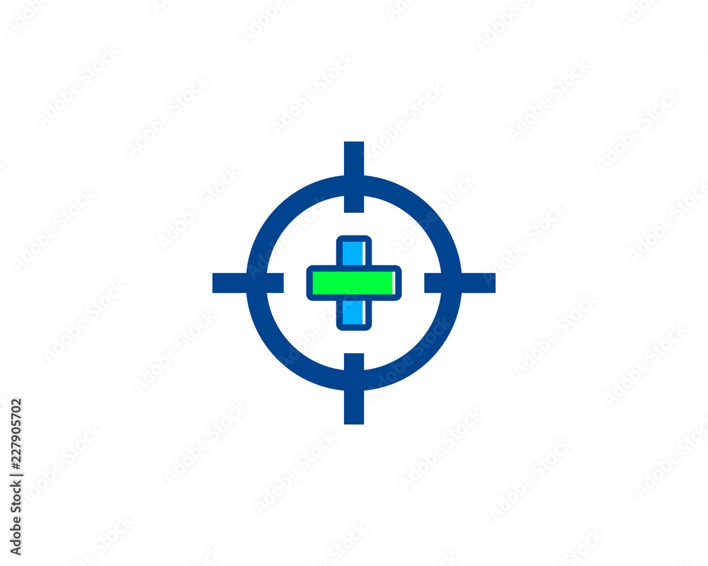 Target Medic Icon Logo Design Element Target Medic Icon Logo Design Element