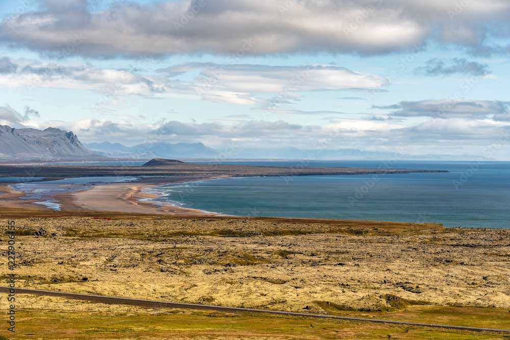 Landscape from the west coast of Iceland