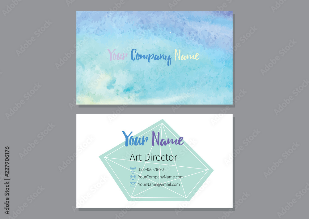 Fototapeta premium Abstract colorful watercolor background