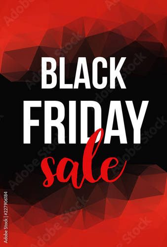 Vector Black Friday sale design template. Black Friday banner.