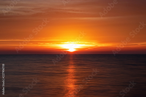 Sonnenaufgang am Meer, Fehmarn Ostsee © knaufb
