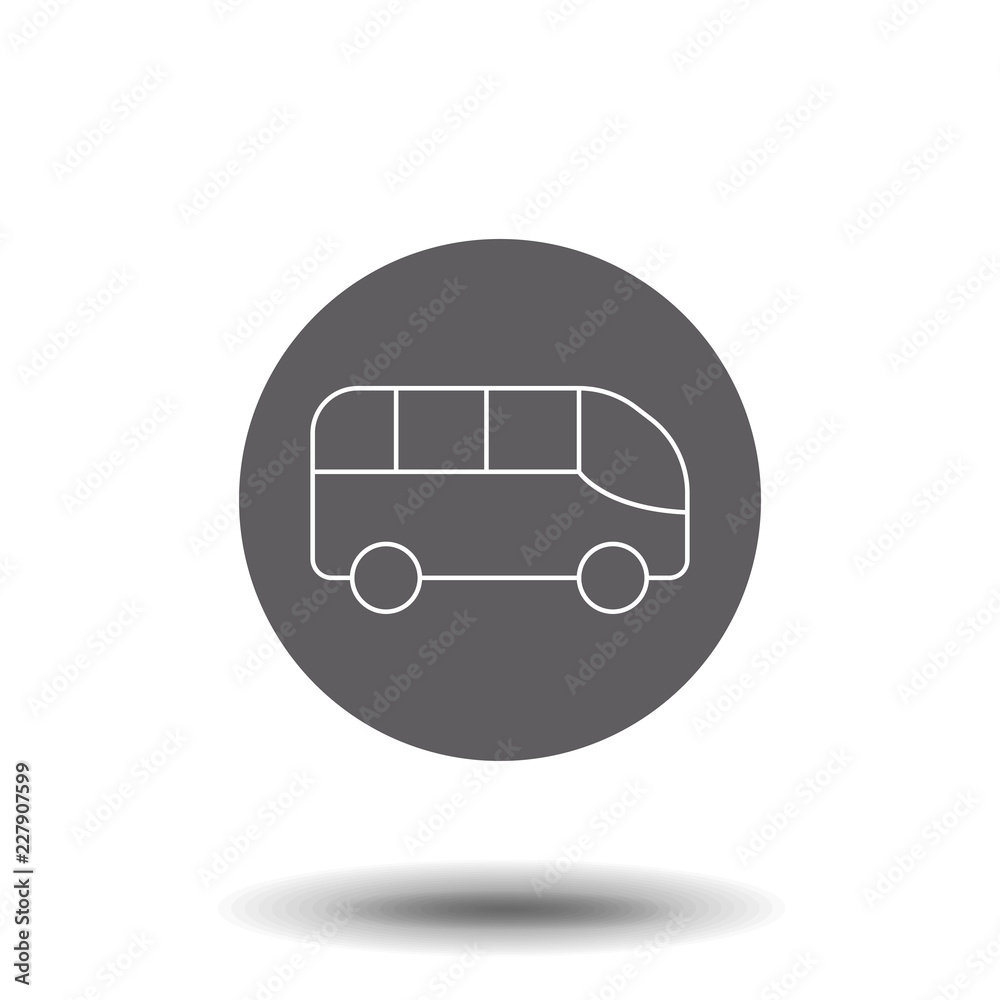 bus line vector icon logo isolated on white background. Thin line illustration for any web design. Trendy flat ui sign, graphic pictogram. bus line vector icon logo isolated on white background. Thin line illustration for any web design. Trendy flat ui sign, graphic pictogram.