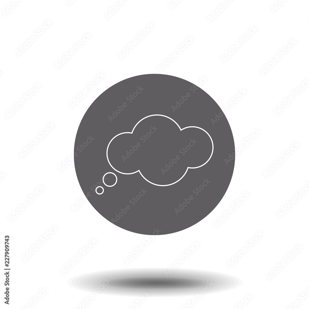 thin line speech, bubble, dialog box icon on white background thin line speech, bubble, dialog box icon on white background