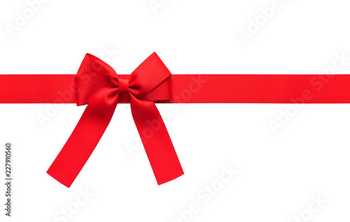 Gift bow for a gift on a white background.