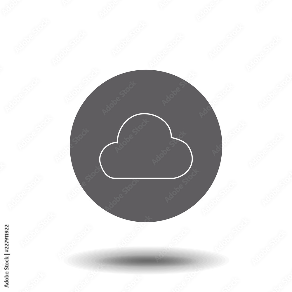 Cloud line icon, outline vector sign, linear style pictogram isolated on white. Symbol, logo illustration. Pixel perfect Cloud line icon, outline vector sign, linear style pictogram isolated on white. Symbol, logo illustration. Pixel perfect