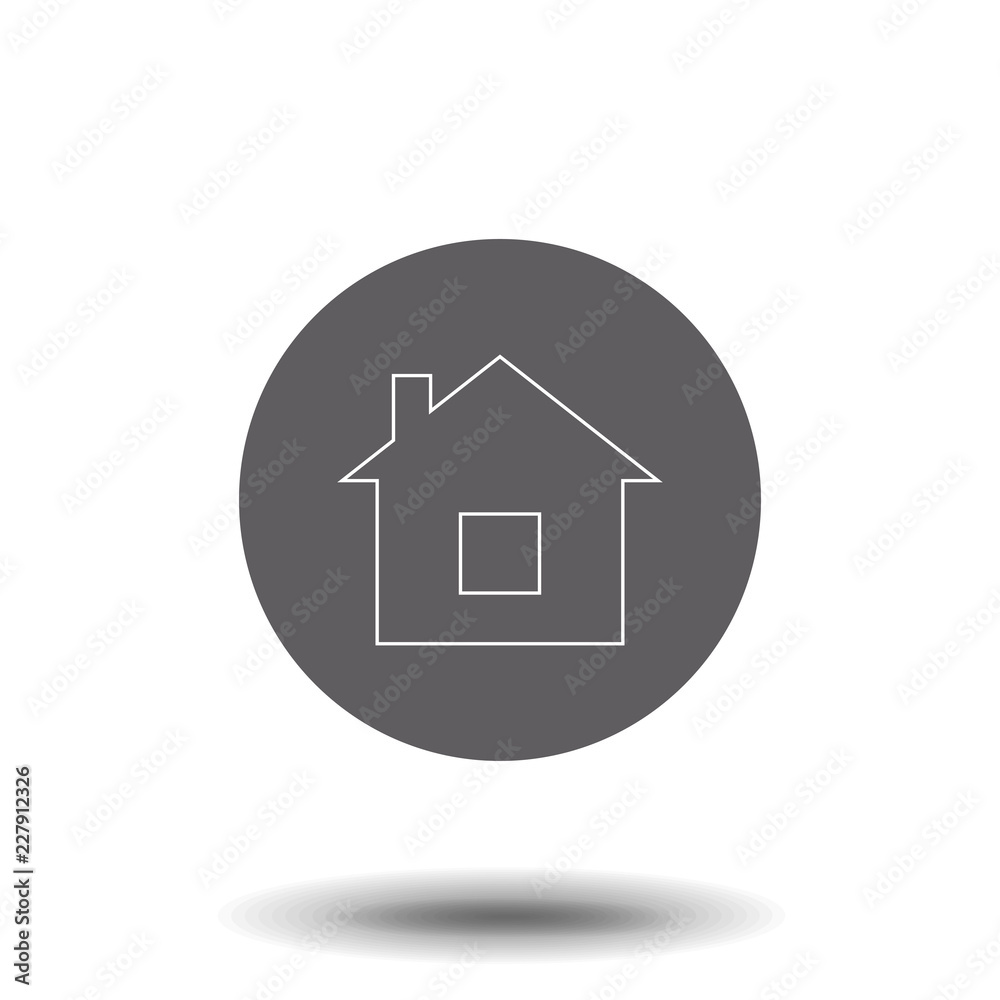 Outline Home Icon isolated on grey background. House pictogram. Line Homepage symbol for your web site design, logo, app, UI. Vector illustration. Outline Home Icon isolated on grey background. House pictogram. Line Homepage symbol for your web site design, logo, app, UI. Vector illustration.