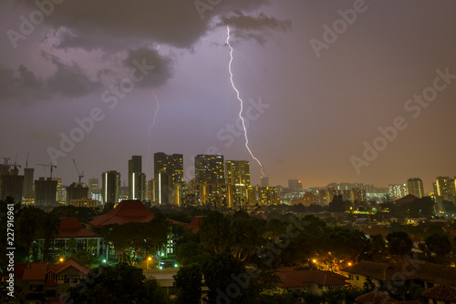 Thunder Strikes in City