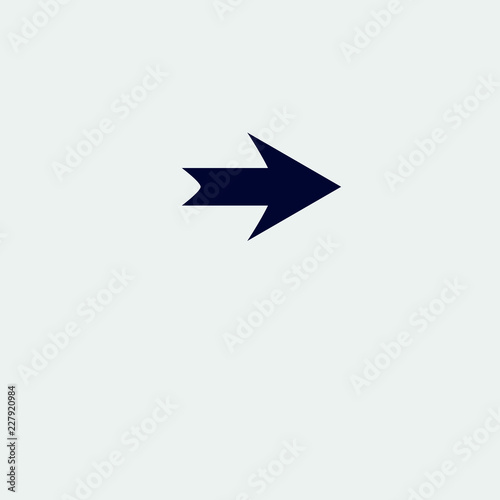 direction arrow icon  vector illustration. arrow icon