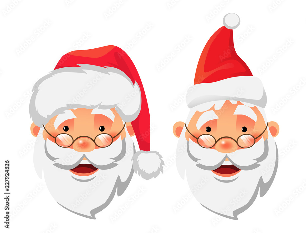 Santa Claus head Santa Claus head