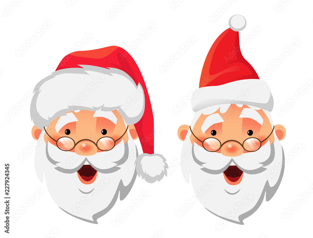 Santa Claus head Santa Claus head