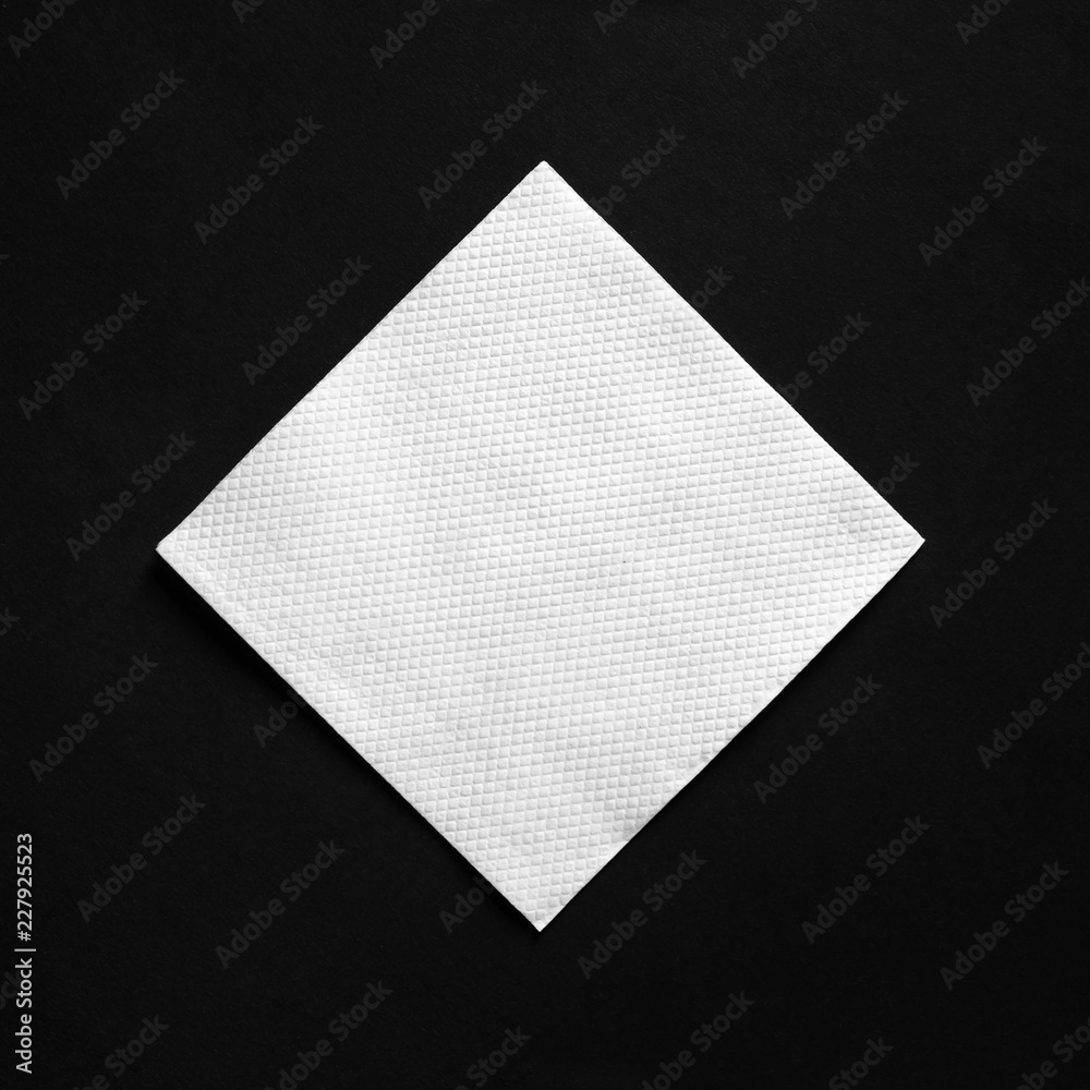 Foto de White paper napkin do Stock Adobe Stock