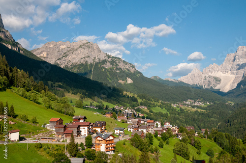 Impression of the Rugged Alpine Mountains in the Italian Dolomites on a beatiful Summer's Afternoon.