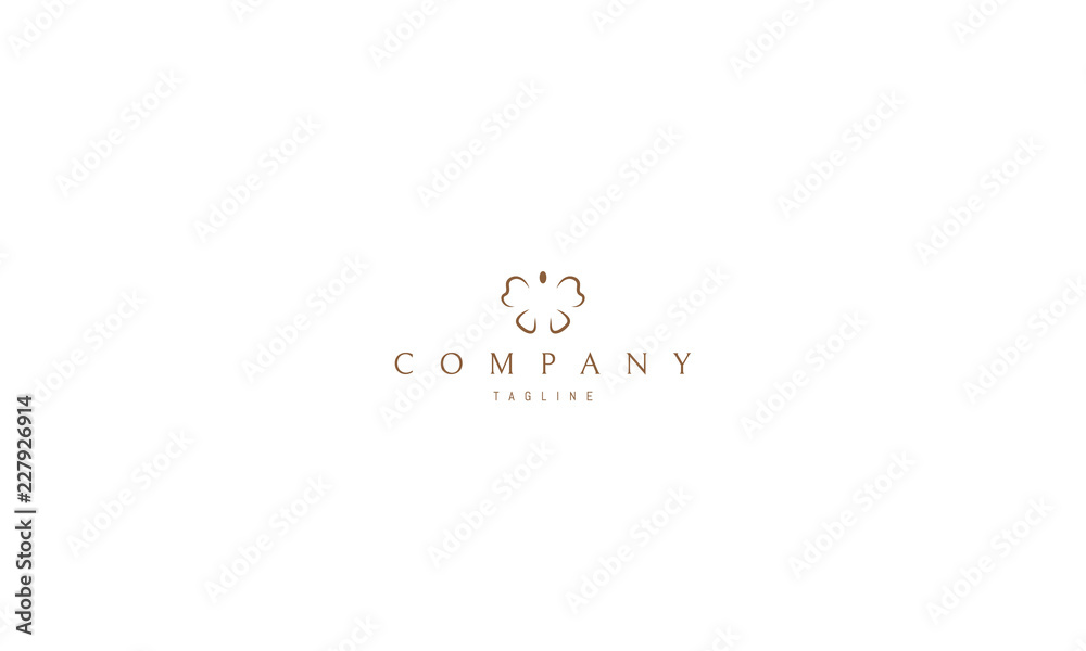 Butterfly Silhouette vector logo image