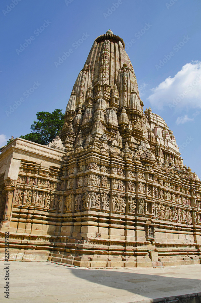 PARSVANATH TEMPLE, Facade - General View, Eastern Group, Khajuraho, Madhya Pradesh, UNESCO World Heritage Site