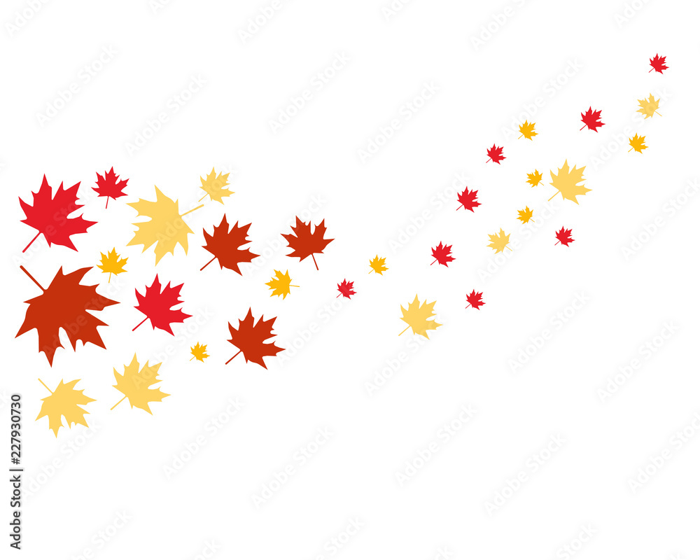 Maple leaves logo and symbol vector Stock Vector | Adobe Stock